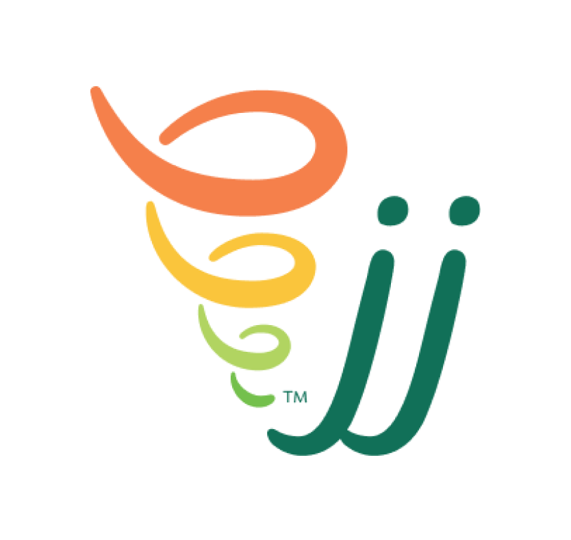 Logo for JJ based on the Jamba Juice logo